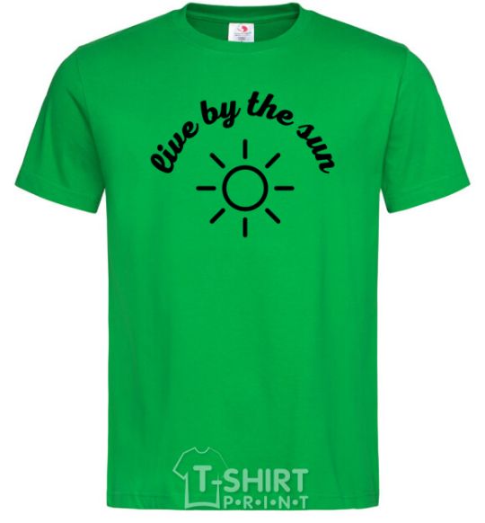 Men's T-Shirt Live by the sun steam room kelly-green фото