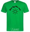 Men's T-Shirt Live by the sun steam room kelly-green фото