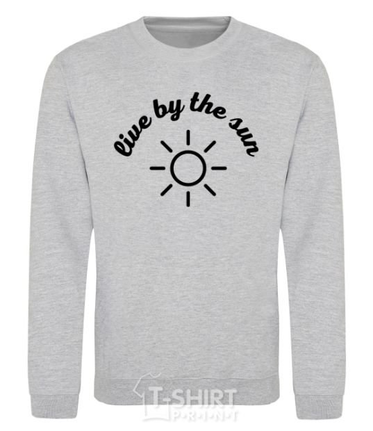 Sweatshirt Live by the sun steam room sport-grey фото