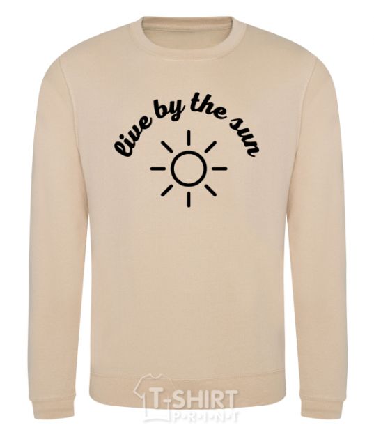 Sweatshirt Live by the sun steam room sand фото