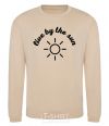 Sweatshirt Live by the sun steam room sand фото