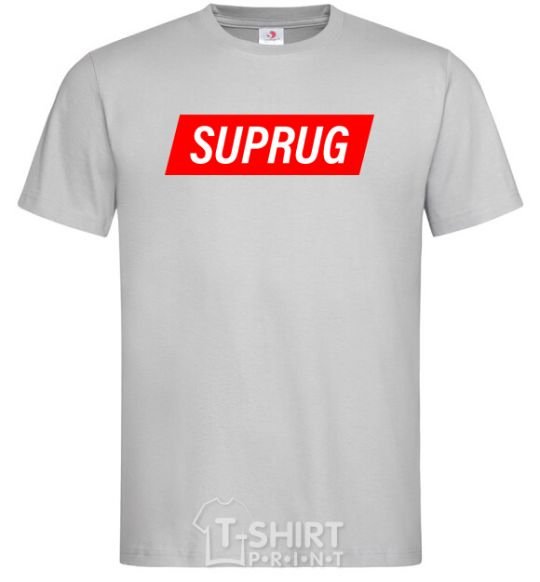 Men's T-Shirt SUPRUG grey фото