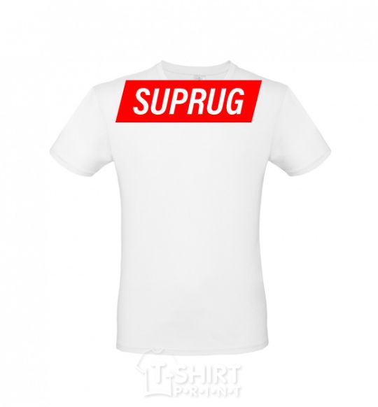 Men's T-Shirt SUPRUG White фото