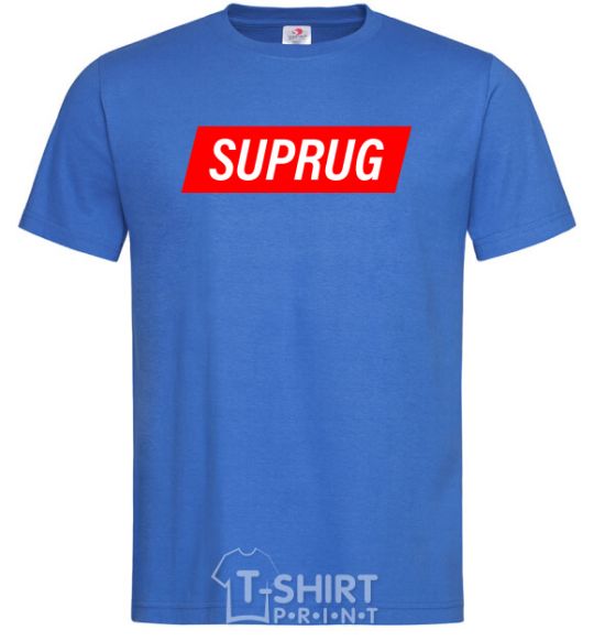 Men's T-Shirt SUPRUG royal-blue фото