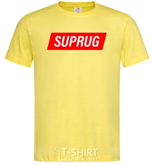 Men's T-Shirt SUPRUG cornsilk фото