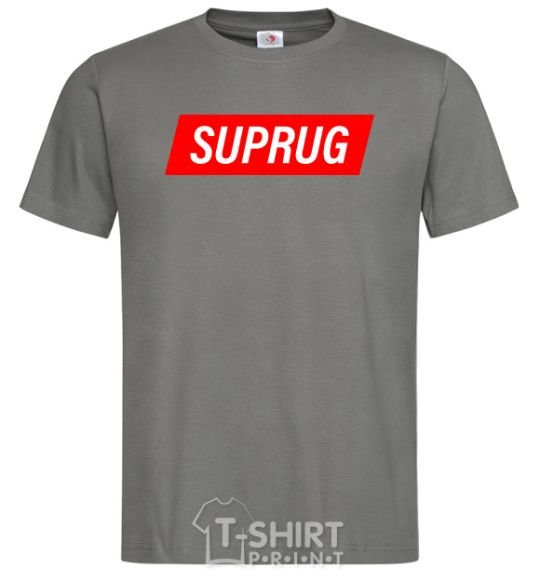 Men's T-Shirt SUPRUG dark-grey фото