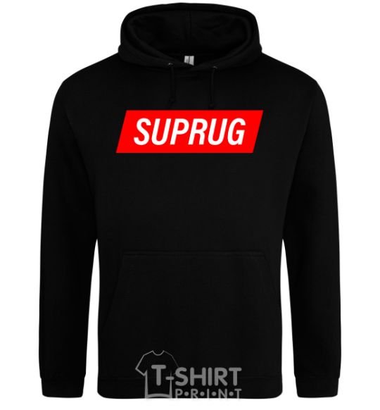Men`s hoodie SUPRUG black фото