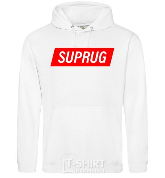 Men`s hoodie SUPRUG White фото