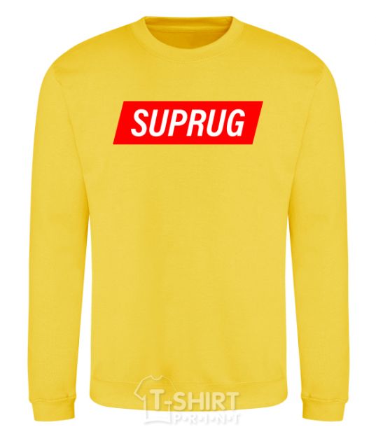 Sweatshirt SUPRUG yellow фото