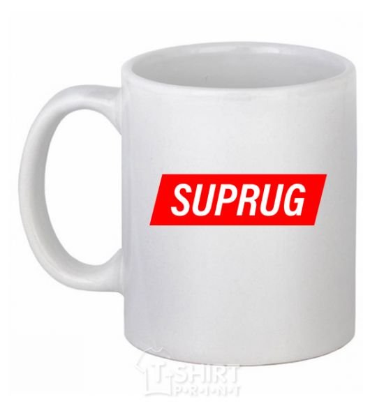 Ceramic mug SUPRUG White фото