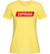 Women's T-shirt SUPRUGA cornsilk фото