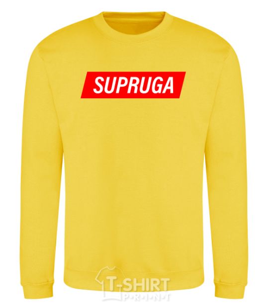 Sweatshirt SUPRUGA yellow фото