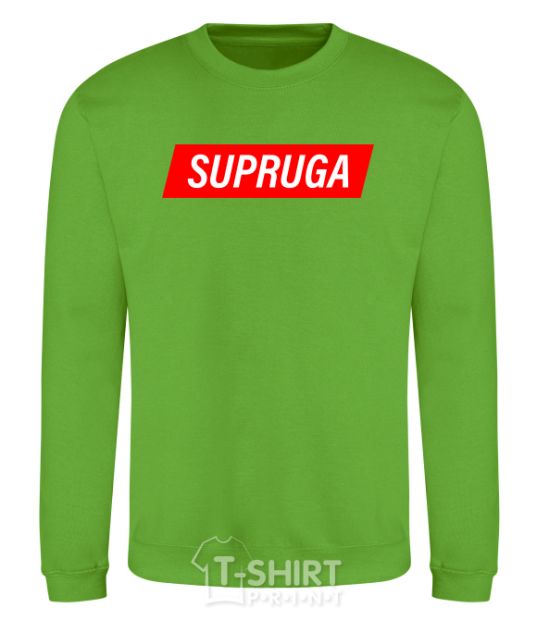 Sweatshirt SUPRUGA orchid-green фото