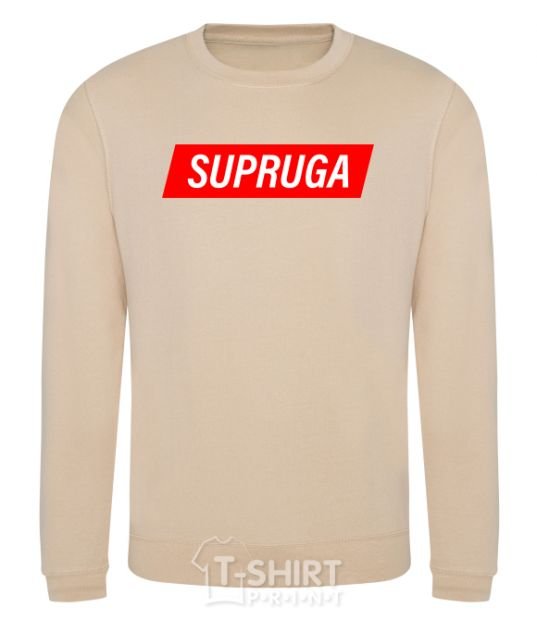 Sweatshirt SUPRUGA sand фото