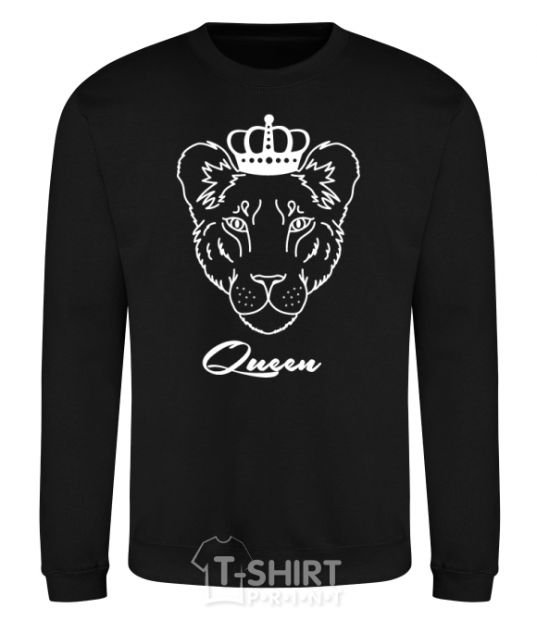 Sweatshirt Lioness queen queen queen black фото