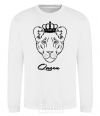 Sweatshirt Lioness queen queen queen White фото