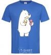 Men's T-Shirt We're regular polar bear ice cream bears royal-blue фото