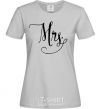 Women's T-shirt Paired mrs monogram grey фото