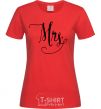 Women's T-shirt Paired mrs monogram red фото