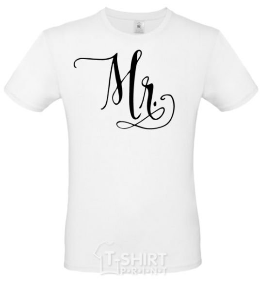 Men's T-Shirt Paired mr monogram White фото