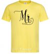 Men's T-Shirt Paired mr monogram cornsilk фото