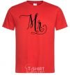 Men's T-Shirt Paired mr monogram red фото