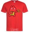 Men's T-Shirt Steamed bunny chips red фото