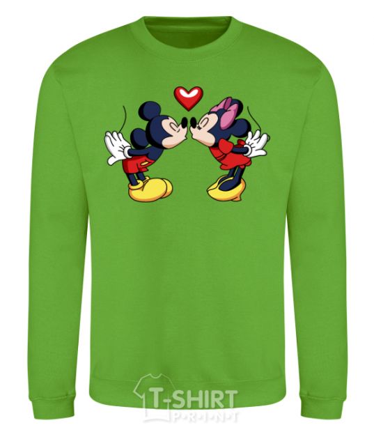Sweatshirt Mickey Mouse love orchid-green фото