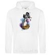 Men`s hoodie Dog Noodle Lady and the Tramp White фото