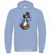 Men`s hoodie Dog Noodle Lady and the Tramp sky-blue фото