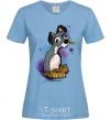 Women's T-shirt Dog Noodle Lady and the Tramp sky-blue фото