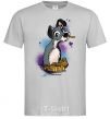 Men's T-Shirt Dog Noodle Lady and the Tramp grey фото