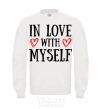 Sweatshirt In love with myself White фото