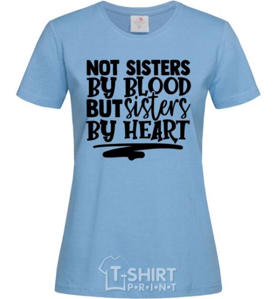 Женская футболка Best sisters Голубой фото