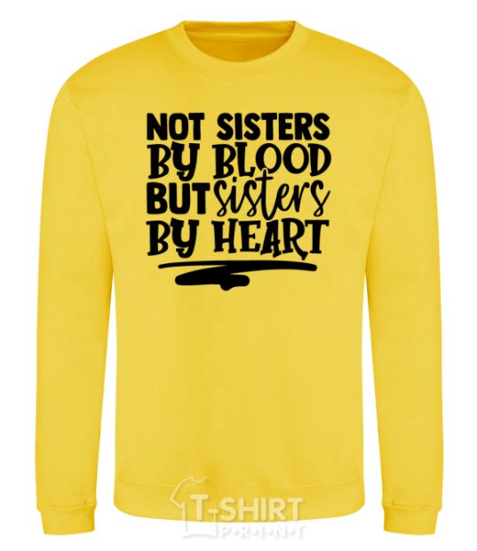 Sweatshirt Best sisters yellow фото