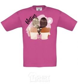 Kids T-shirt Besties girlfriends heliconia фото