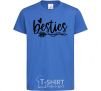 Kids T-shirt Besties royal-blue фото