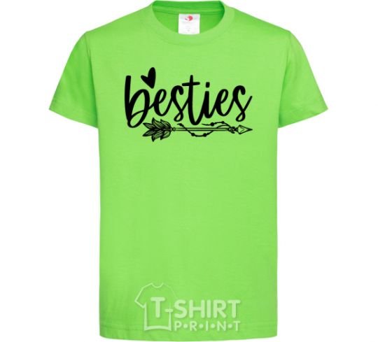 Kids T-shirt Besties orchid-green фото