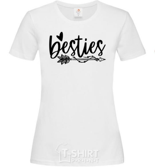 Women's T-shirt Besties White фото