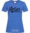 Women's T-shirt Besties royal-blue фото