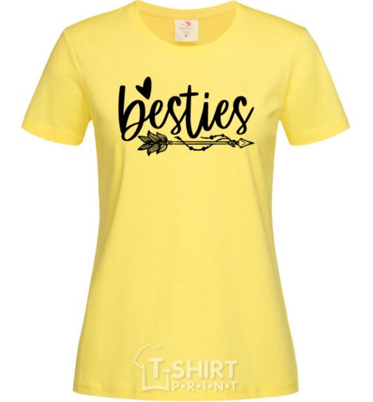 Women's T-shirt Besties cornsilk фото