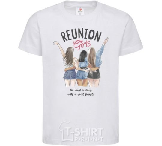 Детская футболка Reunion girls Белый фото