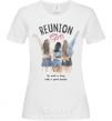 Women's T-shirt Reunion girls White фото