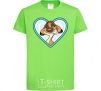 Kids T-shirt Timon couples orchid-green фото