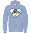 Men`s hoodie Timon couples sky-blue фото