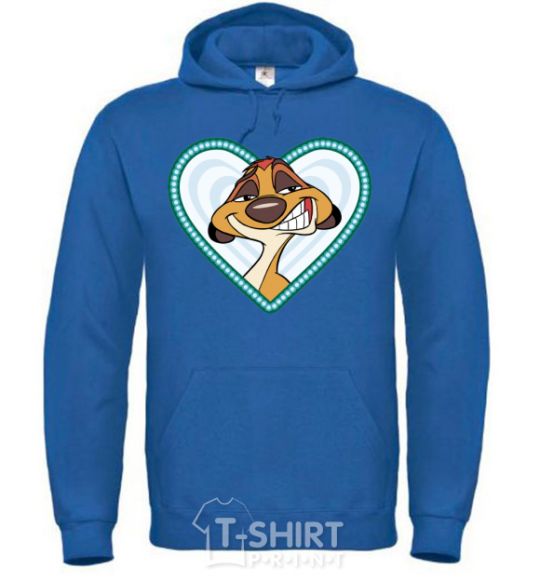 Men`s hoodie Timon couples royal фото