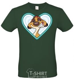 Men's T-Shirt Timon couples bottle-green фото