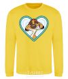 Sweatshirt Timon couples yellow фото