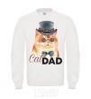 Sweatshirt Cat CatDAD White фото