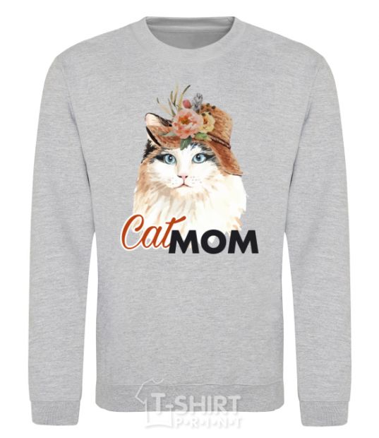 Sweatshirt CatMOM sport-grey фото